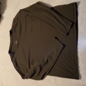 Everlane long sleeve boxy pocket tee large